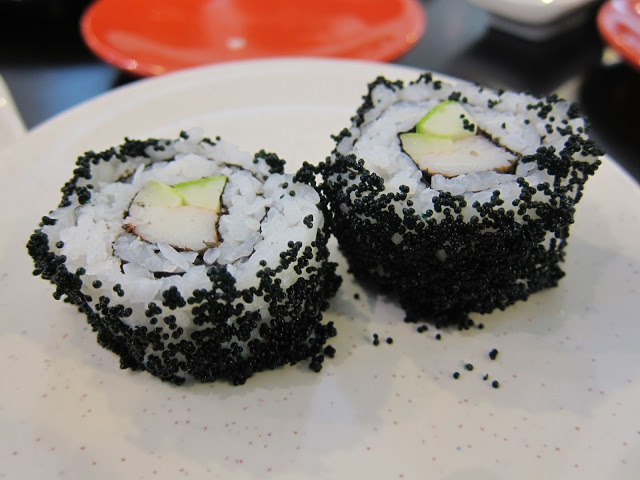 Another Western-type roll with black roe